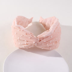 2pcs Knotted Headbands Wide Cross Knot Hair Hoop Women's Headbands Elastic Turba