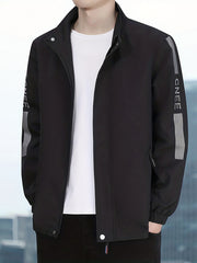 Men's Outdoor Windbreaker Jacket for Spring Autumn Hiking