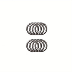 8pcs Spring O-Ring Alloy Buckle Portable Hook Clip Keyring DIY Accessories