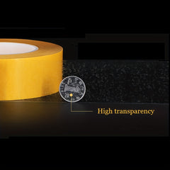 50M High Temp PET Double Sided Tape Transparent Heat Resistant Strong Adhesive