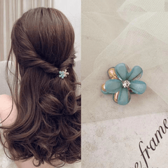 Daisy Pearl Hair Clips Set Mini Side Clip Claws Women Girl Hairpin Accessories