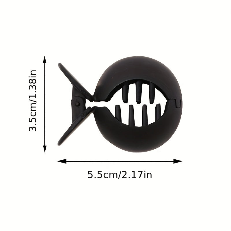 5PCS Round Bun Clip High Ponytail Hair Claw Clip Headwear Hair Accessories
