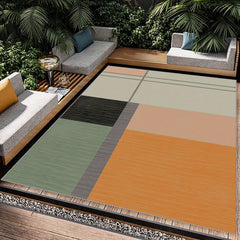 Nordic Minimalist Block Pattern Carpet for Living Room Sofas Bedrooms - Non Slip