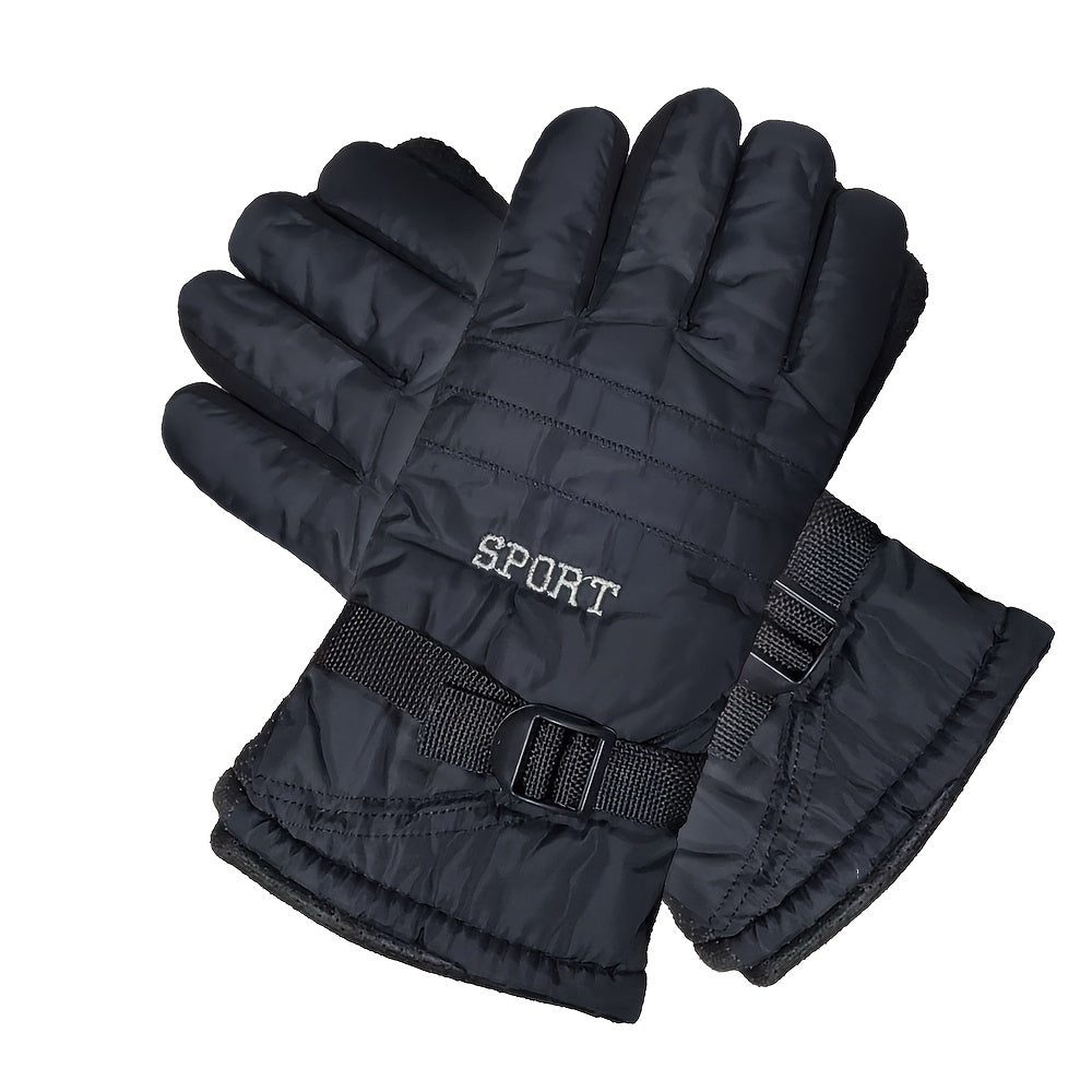 Winter Fleece Lined Waterproof Touch Screen Gloves