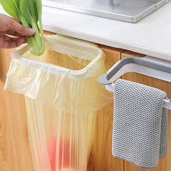 Trash Bag Hanger Holder Hanging Trash Kitchen Cupboard Storage Rack
