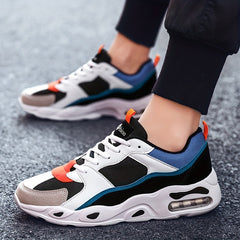 Women's Air Cushion Running Shoes Lace Up Closure Tennis Casual