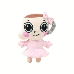 Alerina Capucciu Plush Toy Cute & Fluffy Soft Stuffed Animal in Brown/Pink/Green