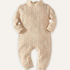 Baby Hollow Out Sweater Romper Newborn Knitted Jumpsuit