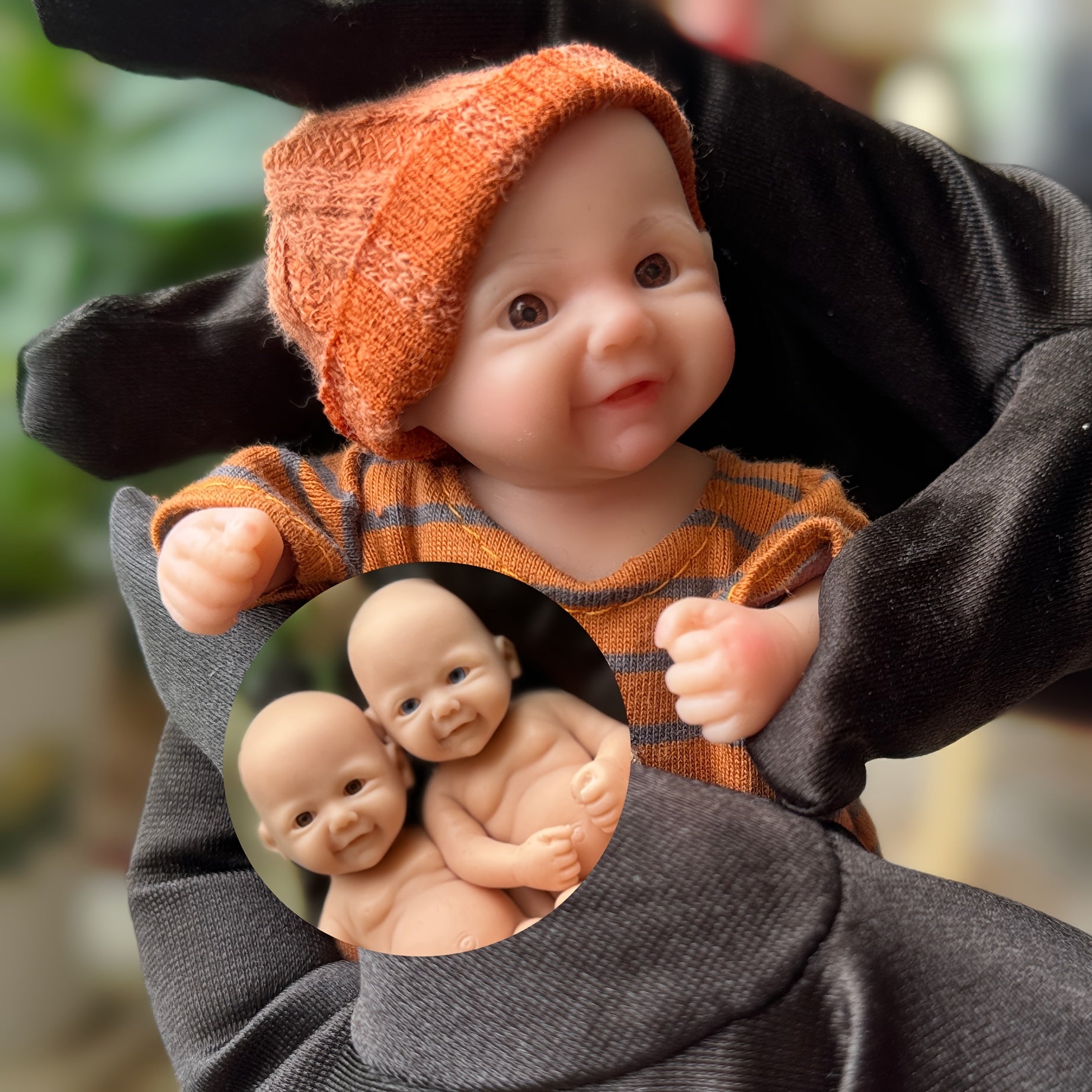 6 Inch Mini Silicone Reborn Dolls Soft Touch Baby Doll Toys
