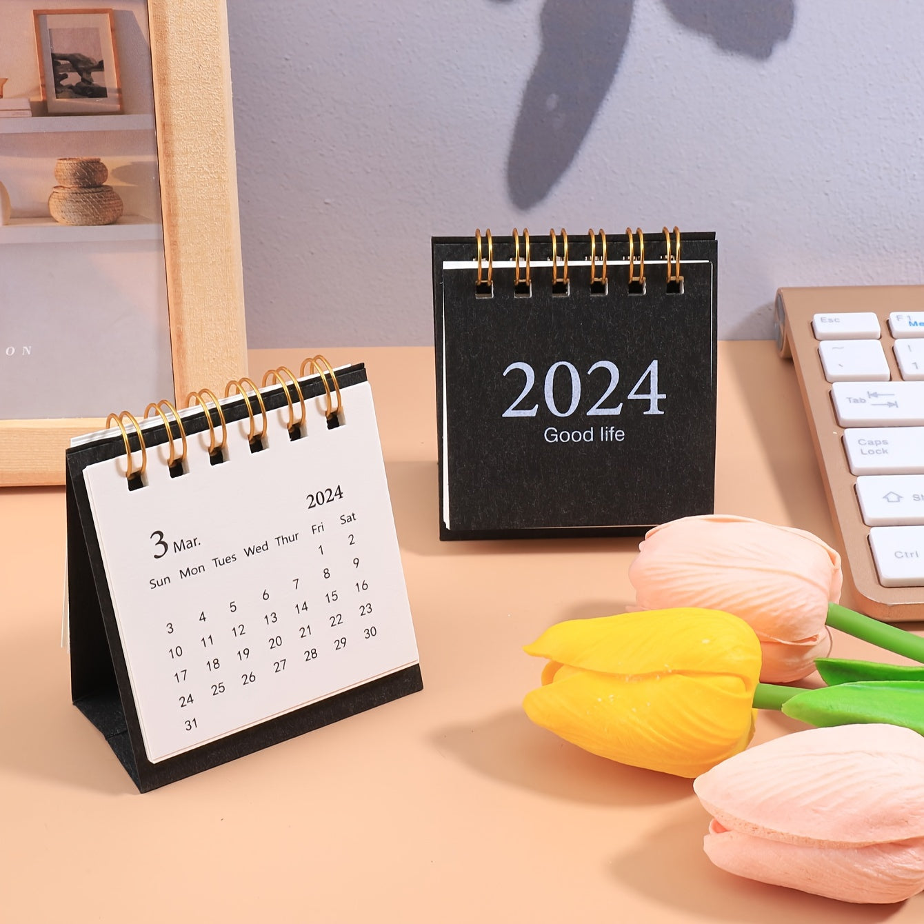 Mini Desk Calendar Office Decor Ornaments Calendar