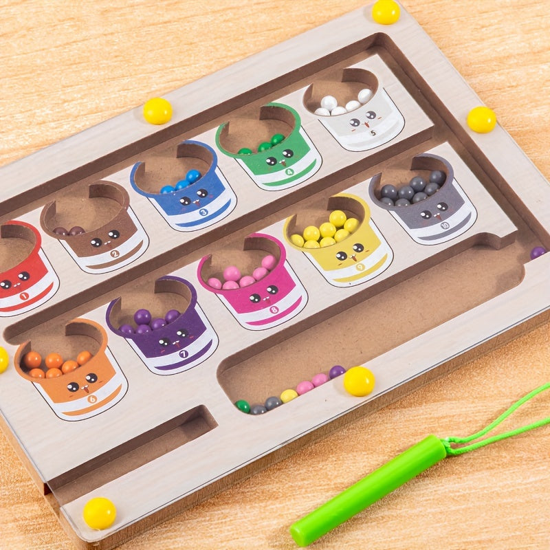 Wooden Sorting Puzzle for Kids - Focus, Coordination, Recognition