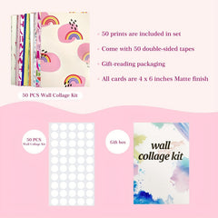 50pcs Preppy Pictures Wall Collage Kit 10 16x15 24 Cm Preppy Room Decor