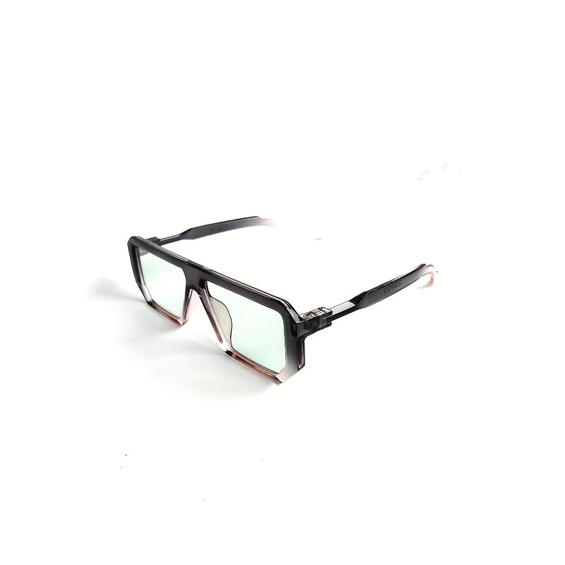 Retro Square Frame Sunglasses for Outdoor Riding and Driving