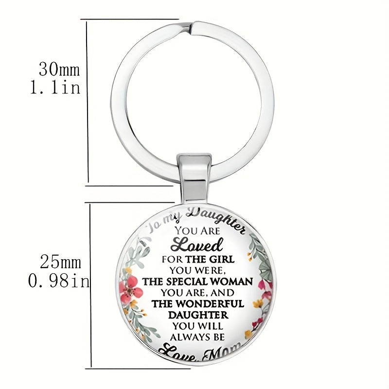 Vintage Bag Keychain English Keychain Necklace for Boys and Girls