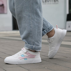 Unisex Kid's Skate Shoes Non Slip Casual Lace Up Sneakers