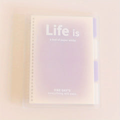 Fantasy Clear Transparent Journal Notebook Loose Leaf