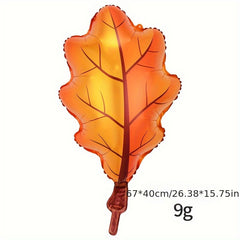Thanksgiving Decoration Autumn Leaf Aluminum Balloon Set
