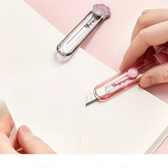 Portable Cat Claw Mini Utility Box Cutter Student Stationery Craft