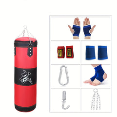 Adult Unisex Hanging Boxing Sandbag Set Martial Arts Combat Training