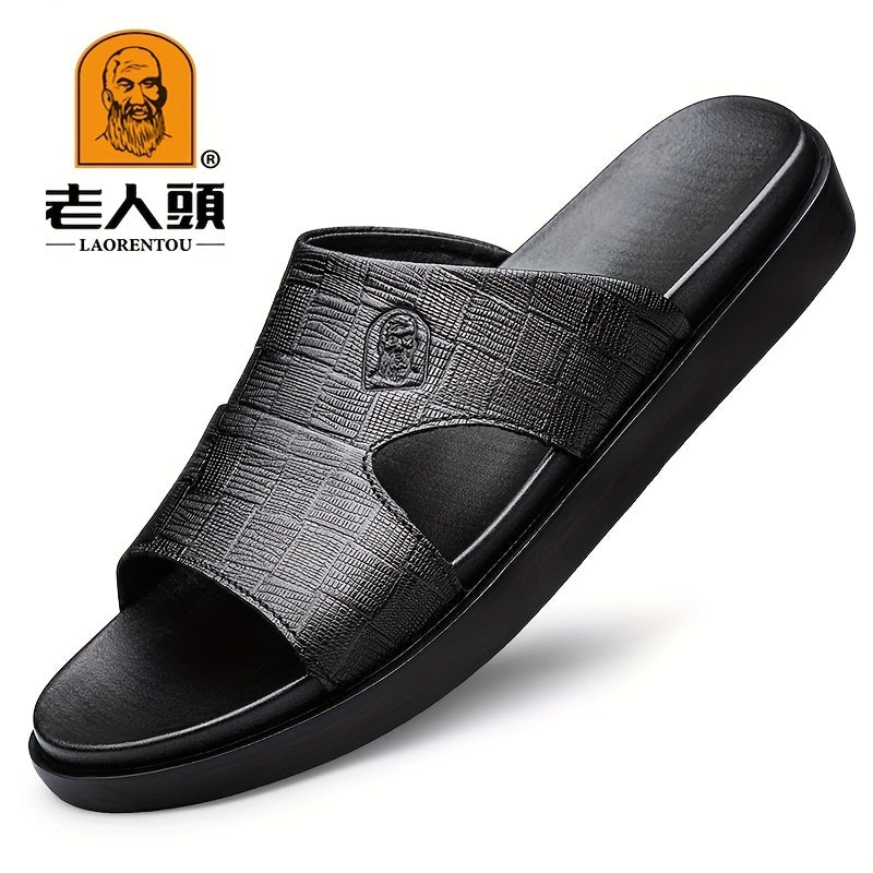 Men's Casual Slip On Slide Sandals Outdoor Walking Shoes