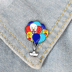 Ghost Balloon Brooch Pin for Backpacks