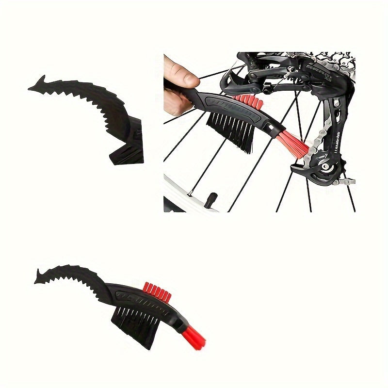3pcs Bike Chain Cleaning Brush Bike Maintenance Accessory