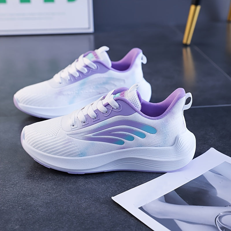 Women's Lace Up Athletic Sneakers Soft Sole Outdoor Shoes