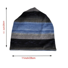 Winter Slouchy Knit Hat Scarf Combo Man Woman Unisex