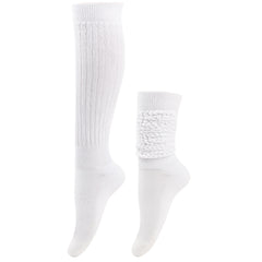Thermal Knee High Socks Knit Style Solid Calf Socks Women's Stockings