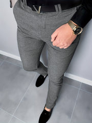 Men's Vintage Style Stretch Dress Pants for Business