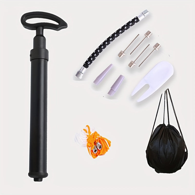 Ball Pump Accessories Set with Storage Bag, Needle - Basketball Volleyball