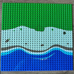 32 32 Point Grain Prairie Stream Block Toy Gift Set