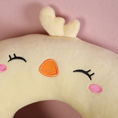 Cartoon Headrest Set with Eye Cover Travel Neck Pillow