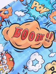  Pop Art Print Y2K Shorts for Women