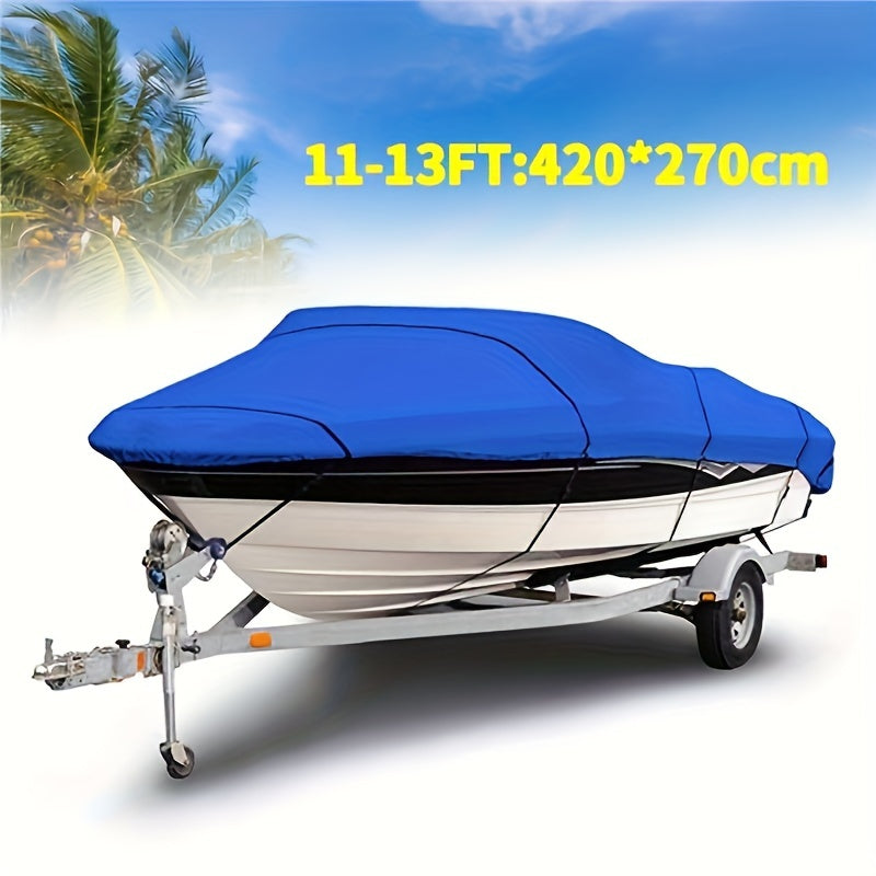 Anti UV Waterproof Boat Cover 3.35-6.71m Outdoor Marine Accessories