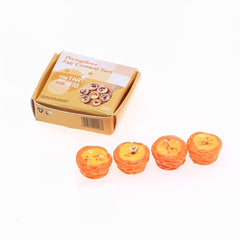 Portuguese Egg Tart Dollhouse Decor Paper Model Accessories
