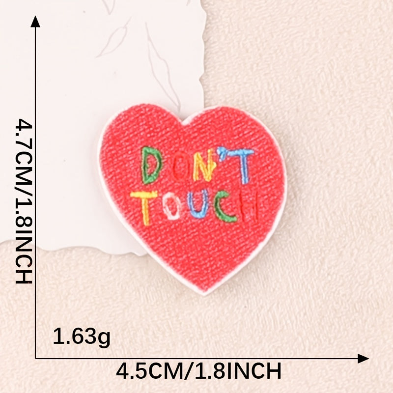 6pcs Letter Embroidery Patches DIY Clothes Accessories