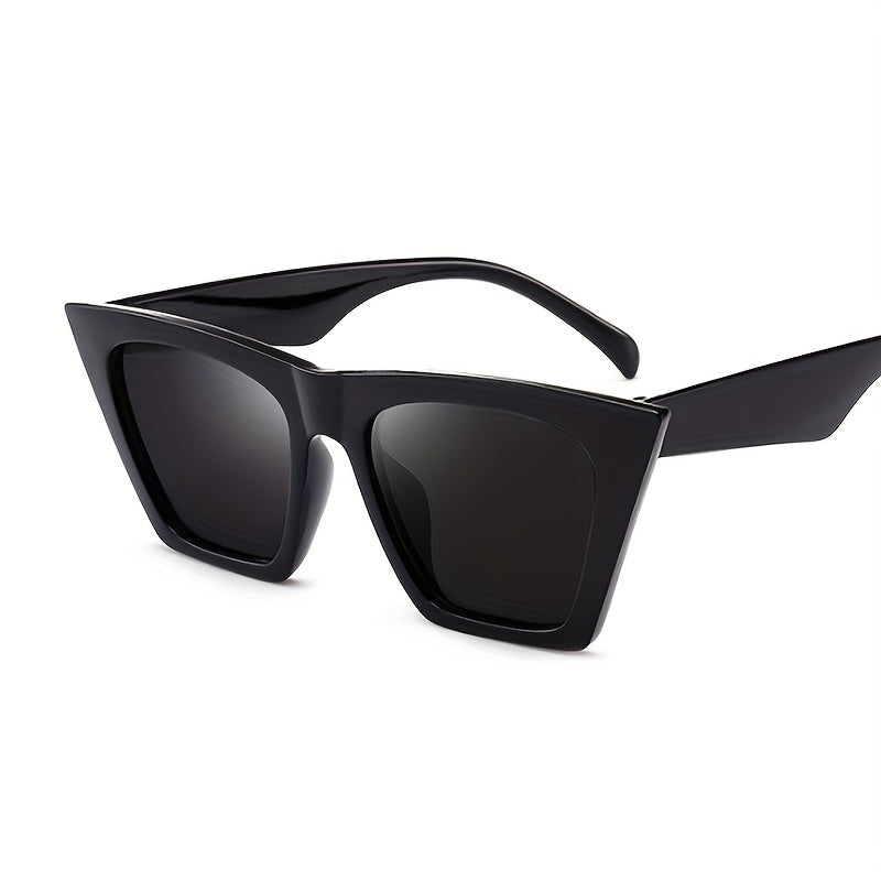 Large Frame Cat Eye Sunglasses Stylish Women UV400 Sunshade Eyewear