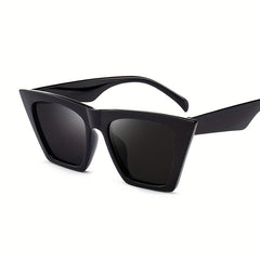 Large Frame Cat Eye Sunglasses Stylish Women UV400 Sunshade Eyewear