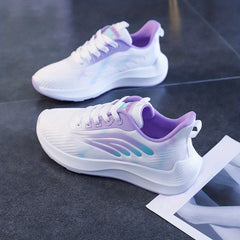 Women's Lace Up Athletic Sneakers Soft Sole Outdoor Shoes