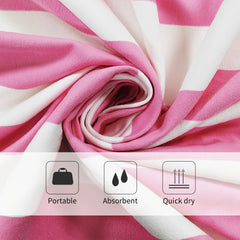 HiTurbo Beach Chair Cover with Side Pockets - Stay Comfy in the Sun