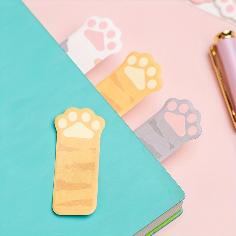 Cartoon Cat's Paw Sticky Notes Memo Pads 120 Sheets