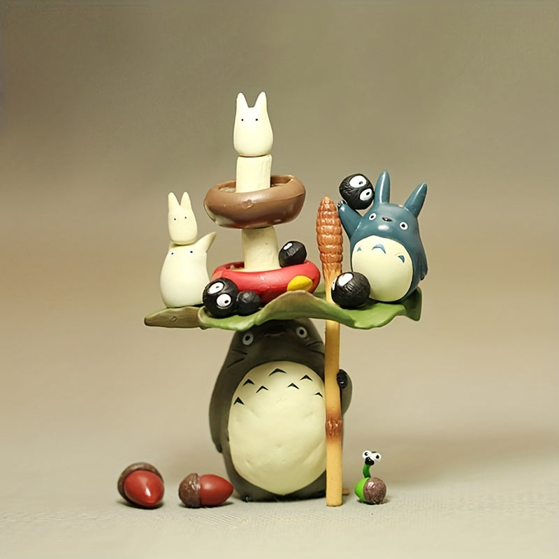 Dragon Cat Stacking Music Anime Character Model Decoration