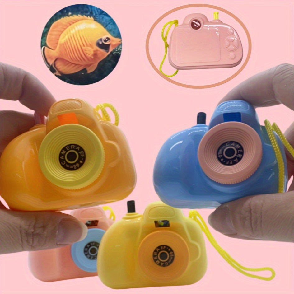 Kaleidoscope Projection Camera Toy Nostalgic Gift for Birthday Easter Christmas