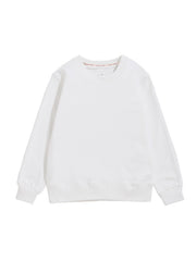 Kids Crewneck Sweatshirts Casual Solid T Shirt Pullover Tops Long Sleeve