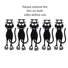 Hollow Out Little Cat Bookmark Acrylic Bookmark Creative Cat Label