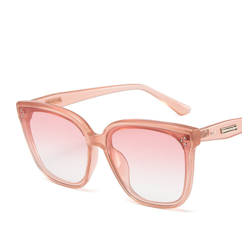 Men's Square Large Frame Glasses Mixed PC Sunglasses 4137