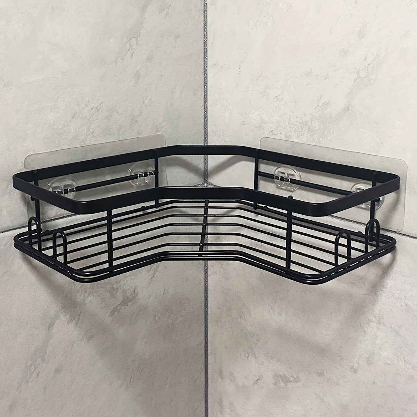 Invisible Patch Buckle Hook Bathroom Storage Rack Hanger