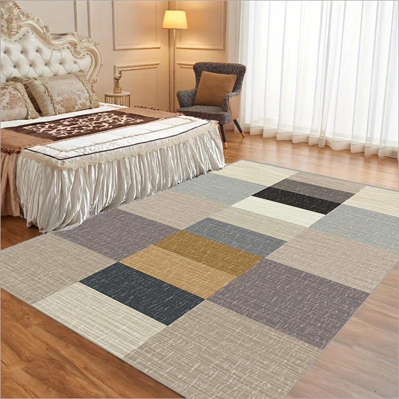 Modern Geometric Pattern Carpet - Anti Slip & Easy to Clean