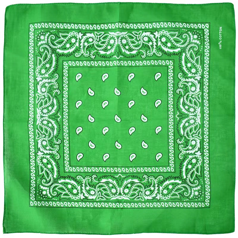 Cashew Print Multifunctional Square Scarf Bandana Neck Gaiter Headband